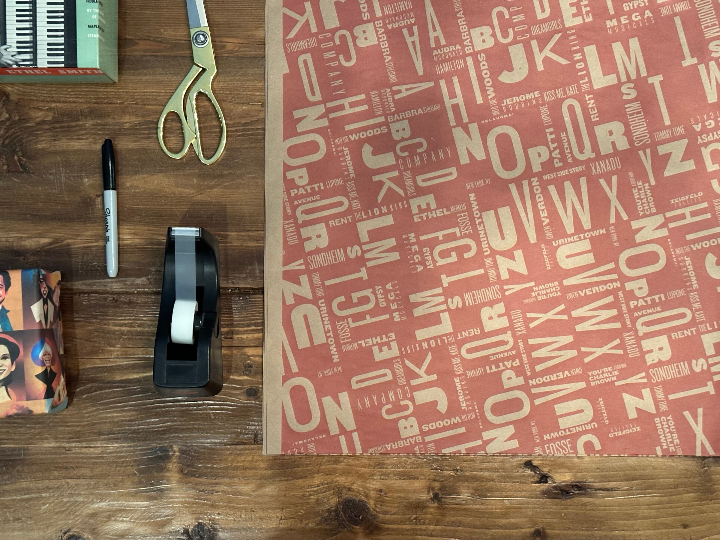 Broadway wrapping papers
